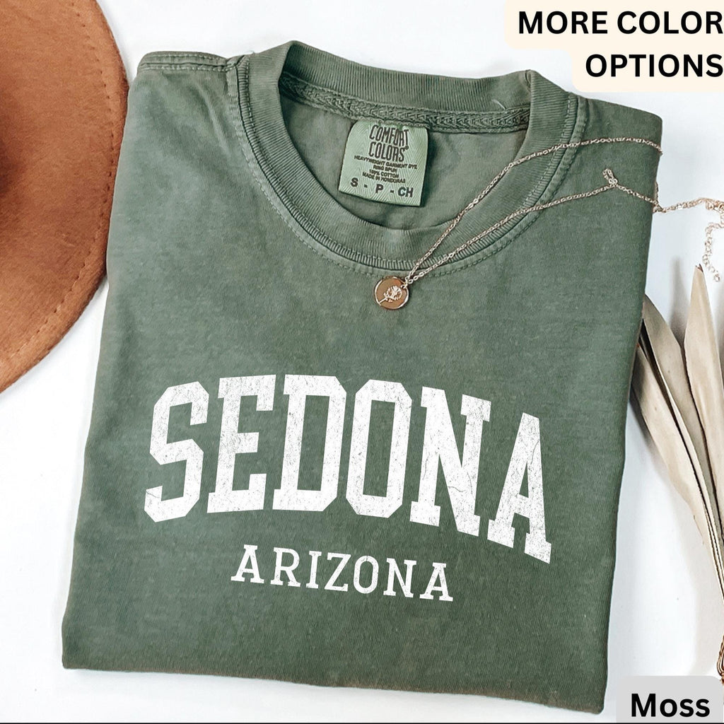 Sedona Arizona Comfort Colors® T-Shirt, Sedona Arizona AZ Shirt, Gift for Sedona Arizona Sweatshirt, Sedona Arizona Long-Sleeve Shirt