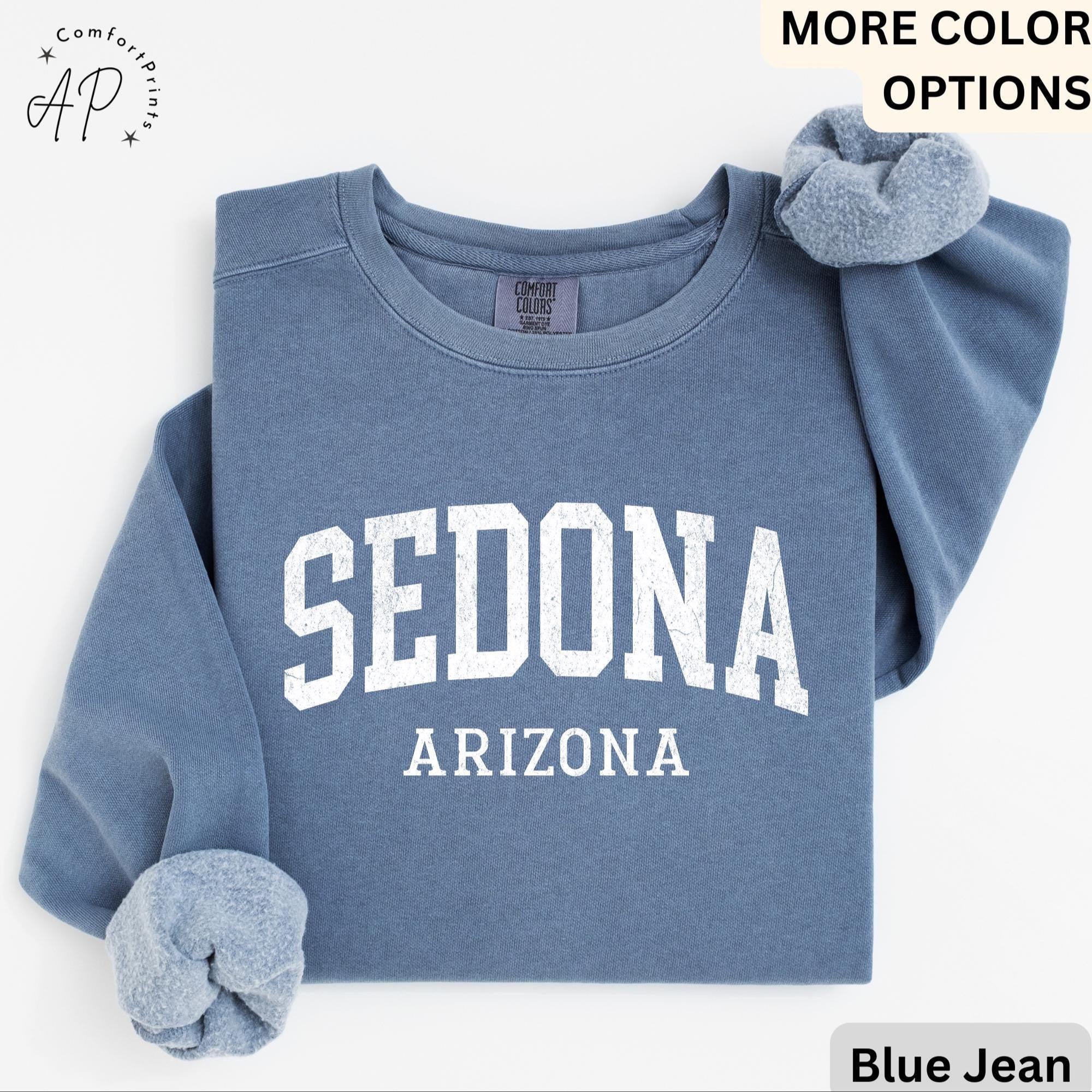 Sedona Arizona Comfort Colors® T-Shirt, Sedona Arizona AZ Shirt, Gift for Sedona Arizona Sweatshirt, Sedona Arizona Long-Sleeve Shirt