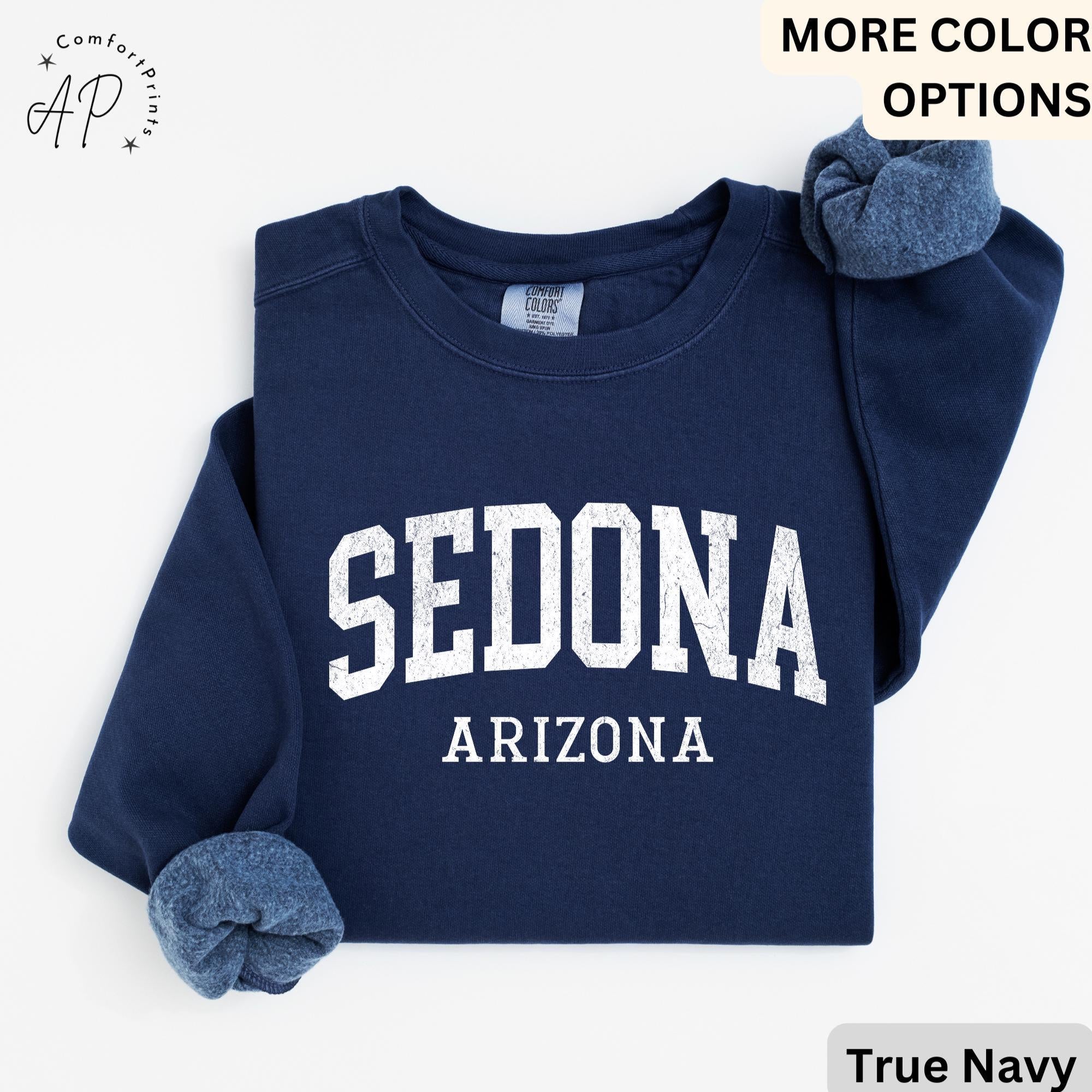 Sedona Arizona Comfort Colors® Sweatshirt, Sedona Arizona AZ Sweater, Gift for Sedona Arizona T-Shirt, Sedona Arizona Long-Sleeve Shirt
