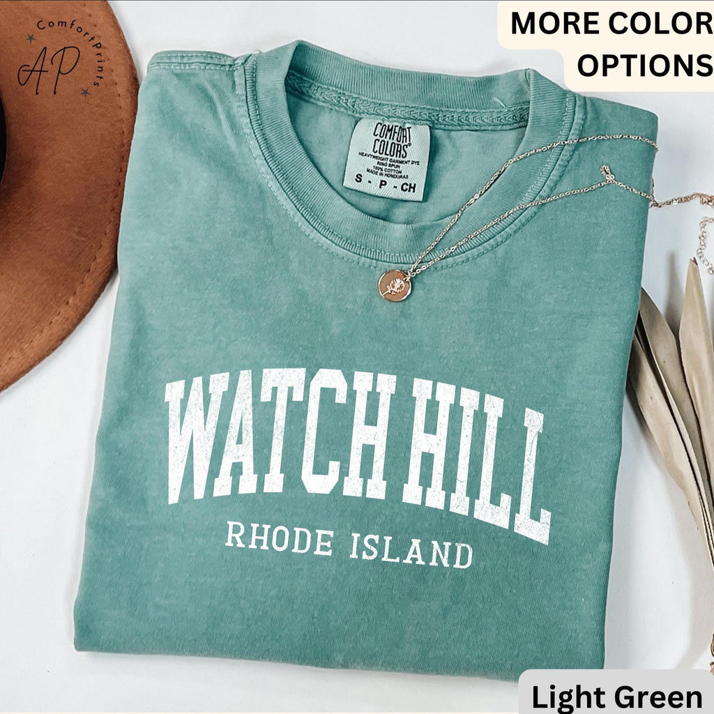 Watch Hill Comfort Colors® Sweatshirt, Watch Hill RI Sweater, Watch Hill Rhode Island T-Shirt, Watch Hill Vacation Long-Sleeve Shirt