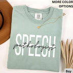 Speech Pathologist Comfort Colors® Shirt, Speech Language Pathologist T-Shirt, Speech Therapist Tee, Gift for SLP, Speech Language